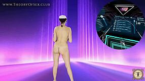 Burpee smashing trainer dancing and exercising in VR