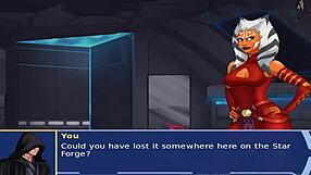 Star wars cosplay bang with alien girls and monster sex