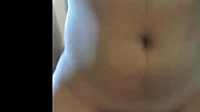 hermosa chica with big tits and perfect ass gives oral and breaks condom to finish inside