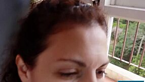 I bound cute Julia Vearth and she deepthroated my huge dick passionately