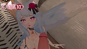 Jeg cosplayer som Ganyu i catgirl cowkini og ber deg cumme på det pene ansiktet og tungen min