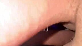 In this amateur scene, Barbie eagerly sucks a monster cock in POV.