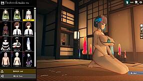 i get so excited watching kadobu's weird hentai game with gigantic tits training dildo cocks