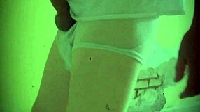 Alejandro Mistral indulges in gay fetish solo play with massive wet cock in underwear