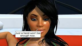 big tits brunette deepthroats monster cock on yacht daddy