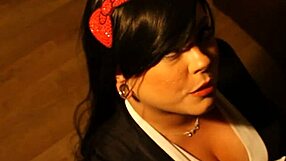 Chubby British Student Chains Two Cork Cigarettes