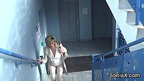 Gill Ellis Boldly Presents Her Huge British Tits