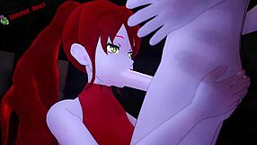 Jaune and Pyrrha's Intense Anal Sex. With Big Tits and Ass in Pov.