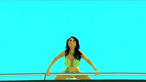 big tits brunette deepthroats monster cock on yacht daddy