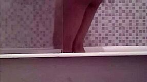 Intensely Spying On My Sister While She Bathes In The Bathroom