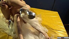 redhead milf in high heels rides a big cock enjoying like a slut