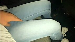 Perverted Japanese Couple Gets Horny On Midnight Drive And Starts Fucking In The Car.