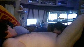 Anniversary blowjob from wife