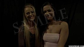 I dominate my lesbian partner in shibari bondage with toys