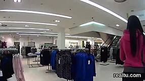 i was tempted by that glamorous czech cutie in the supermarket and ended up in a pov encounter