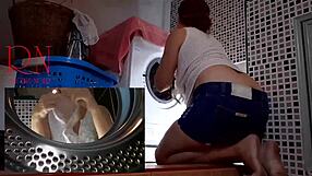 Housewife Gets Dominated And Fucked In Washing Machine