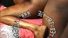 Ebony Teen Bent Over For Big Black Cock