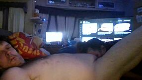 Anniversary blowjob from wife