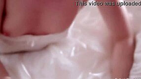 stunning redhead gives artistic blowjob with passionate sucking