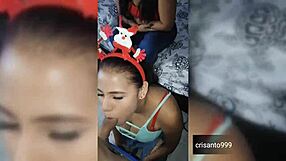 Barátom kurvája megjelenik, ideje ünnepelni nyers latin baszással