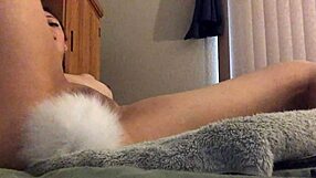 slutty asian buttplug anal fun