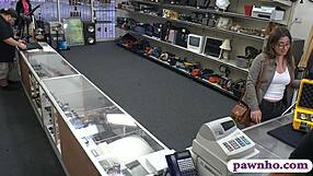 Woman with Glasses Banged Hard by Pawn Shop Dude