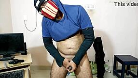 Watching hot porn on mobile nearly cumming in hand