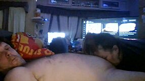 Anniversary blowjob from wife