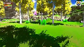 female centaur dominates in 3d game with stamina sex and femdom