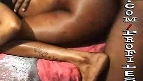 Ebony Teen Bent Over For Big Black Cock