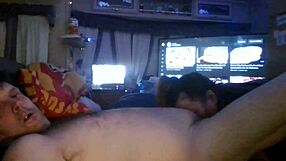 Anniversary blowjob from wife