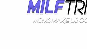 Busty blonde milf intensifies her workout with sucking and fucking