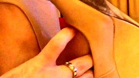 coworker rubs high arch feet during masturbation