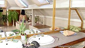 bathroom scene with old gingers on 03 09 2009