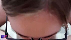 Step Sister Loves To Suck Cock Up Close