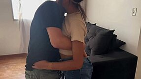 My friend was bored at home office, so I gave him deepthroat work