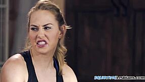 watch the lesbian trio fingering and squirting together