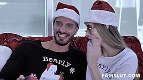 step sister ariana marie enjoys christmas with santa step bro
