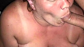 milf sucks cock hard while fingering wet pussy