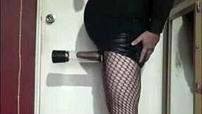 Bisexual Crossdresser Uses Pump To Enlarge His Penis