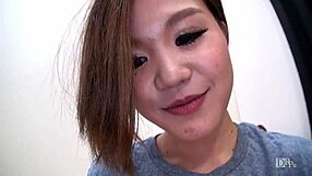 Japanese Girl Hamasaki Kana Enjoys Wild Blowjob After Pub Pickup