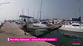 cherry and lucky fuck around with facial cumshots in amateur thai video