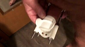 stretching my cock solo with toys