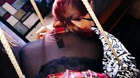 blowjob and facial with redhead amateur pornstar