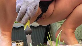 Hot New Shorts Flashing Pussy On Balcony