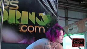 Violeta Strips Hard at Eros Porto 2016 with Ripped Clothes