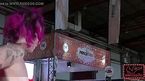 Violeta Strips Hard at Eros Porto 2016 with Ripped Clothes