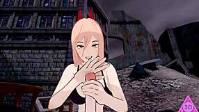Chainsaw Man Hentai Blowjob Cumshot Scenes