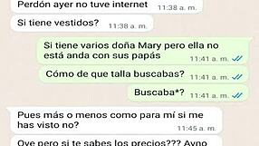 Mature Latina Neighbor's Dress Deal