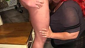 Amateur Redhead Wife Shared For Double Blowjob And Facial Cumshot